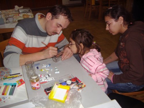 Klub dobré pohody - malujeme Slovácké ornamenty - 17.1.2008